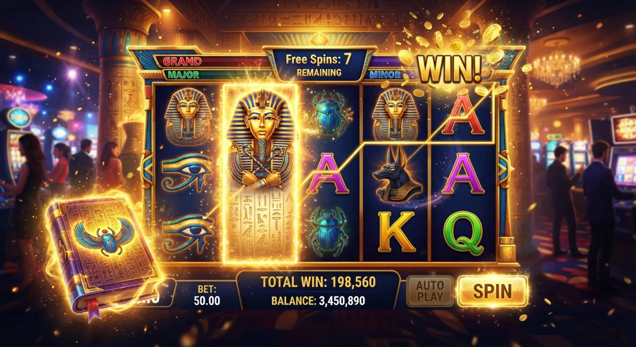 Runda darmowych spinów w Book of Ra Deluxe